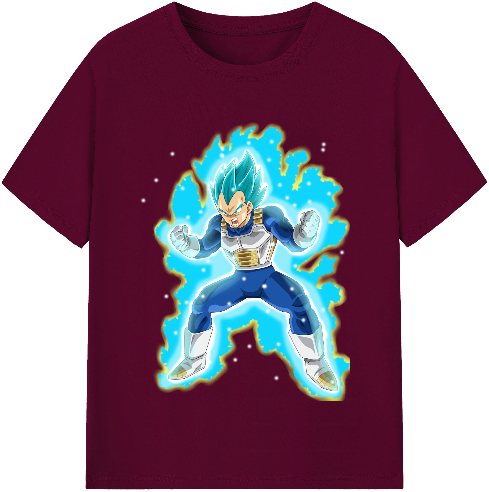 （画像用） ドラゴンボール ベジータ四世（Bejīta Yonsei）DRAGON BALL Vegeta IV レディースカジュアルプリントTシャツ（綿100％）